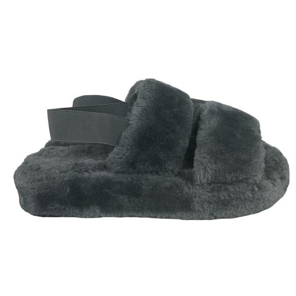 FUZZY FAUX FUR WARMNESS SLIP ONS NEW WITHOUT BOX SIZE 9 - Picture 5 of 9